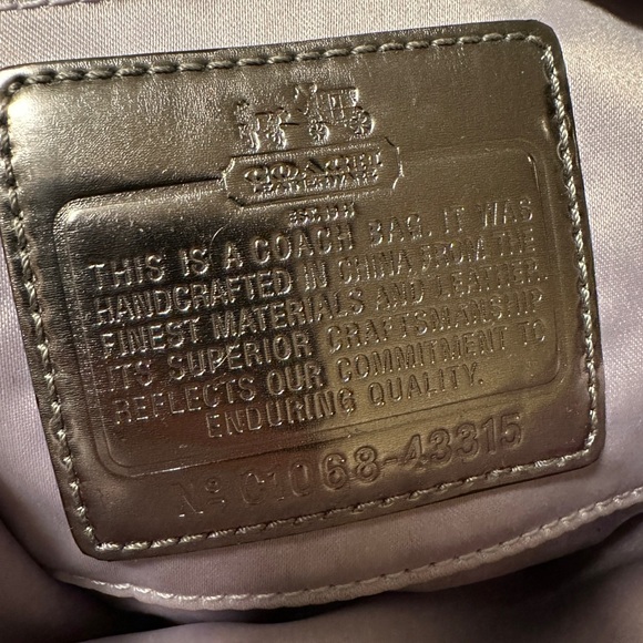 Coach Purple and Silver Shoulder Bag - Picture 5 of 6